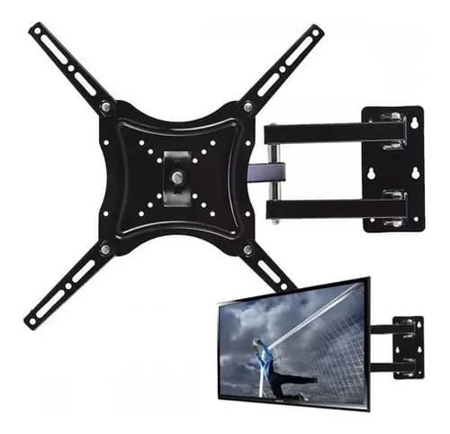 Soporte Tv Owen 32 A 55'' Brazo Articulado Vesa 40x40cm Color Negro