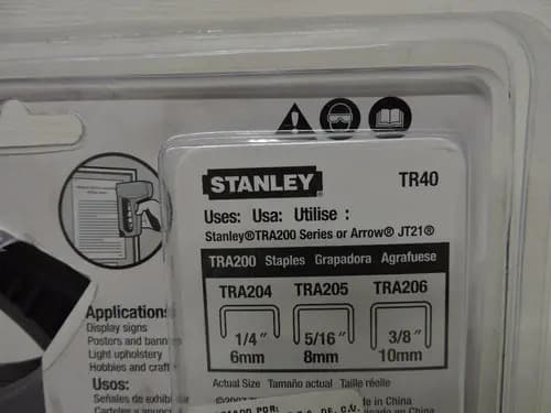 Engrapadora Manual Uso Ligero Stanley Tr40