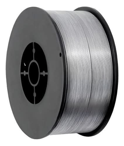 Alambre Mig Con Flux Para Soldar Sin Gas 0.8mm X 5kg Plateado