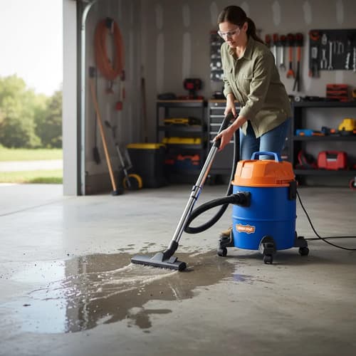 Aspiradora 20lt Tacho Plastico Seco Humedo Wadfow Wvr2a20