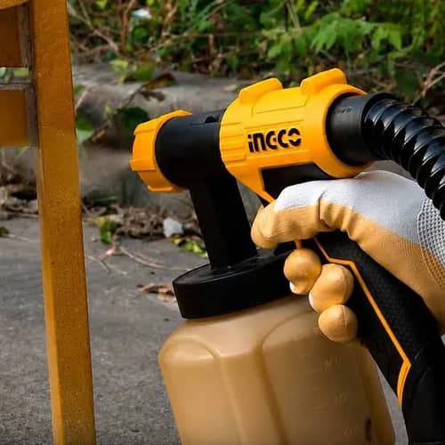 Equipo Pistola De Pintar Ingco 500w Spg5008 Amarillo