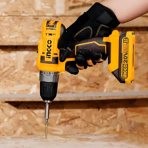 Destornillador Inalámbrico Ingco De 20v Con Batería Y Cargador