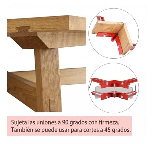 Prensa Angular Qatar De Aluminio Con Ajuste Rápido Para Marcos