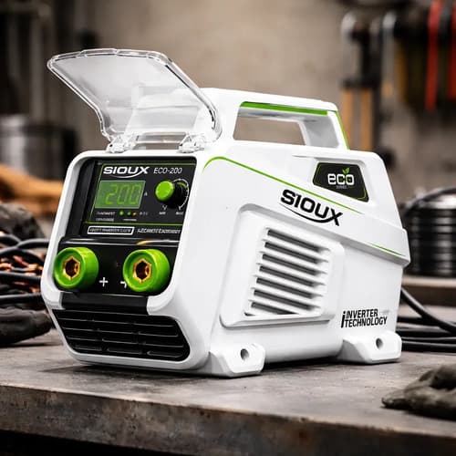 Soldadora Inverter Sioux 200a Electrodo Portátil 220v Blanco