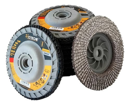 Disco Lijar Aluminio X6 Unidad Flap Amoladora 4 1/2p Hoteche Lavanda