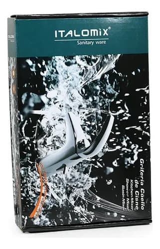 Canilla Negra Lavatorio Alta Italomix Lh-3845 Negro Mate