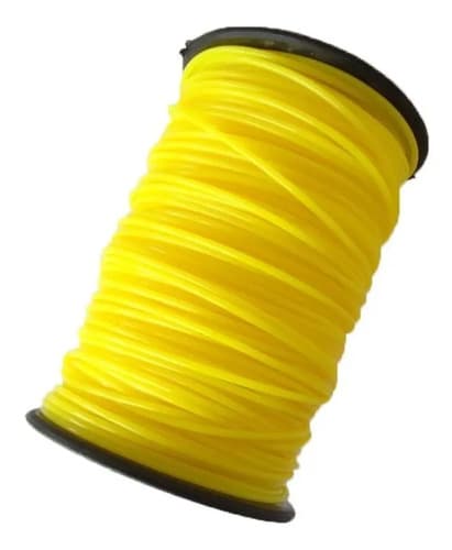 Tanza Grilon 2,5mm Redonda Desmalezadora O Motoguadaña X 1kg Color Amarillo