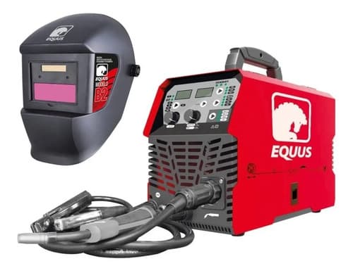 Soldadora Inverter Equus Eqmig/mma-200i Color Rojo/negro