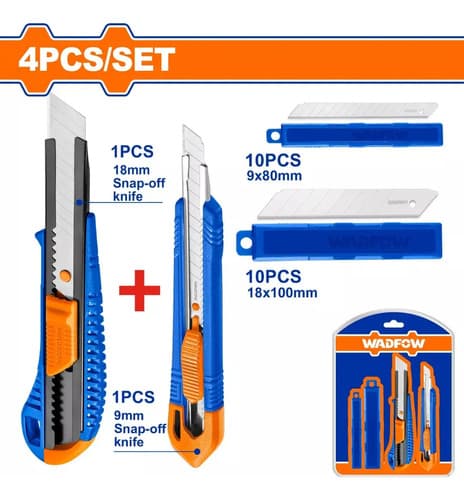 Set 2 Trinchetas 2 Repuestos 9mm 18mm Wsk2204 Wadfow