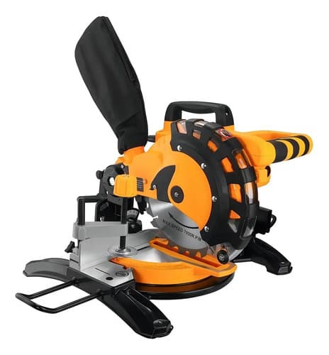Sierra Ingletadora Deko Deko-dkms1450-210f 254mm 1450w Telescópica Láser