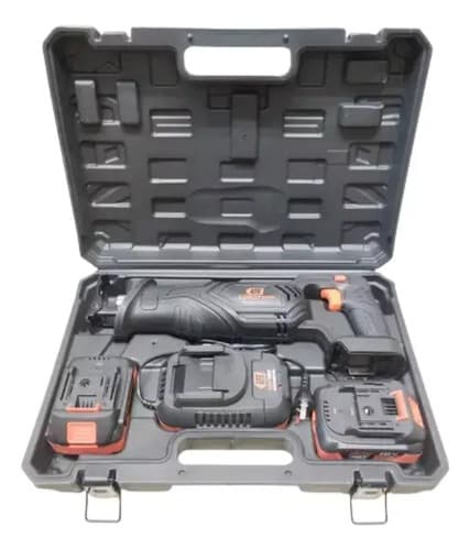 Sierra Sable Inalambrica A Bateria Profesional 4 Ah Ssl115-9bk Lusqtoff