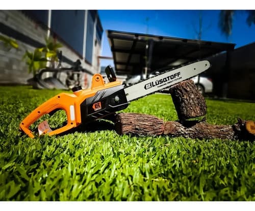 Electrosierra Motosierra Lusqtoff 2000w Espada 40cm Esl2000-8 Color Anaranjado Naranja