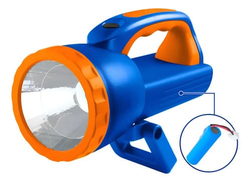 Foco Linterna 110lm Recargable 200m Wadfow Wfl20110 Linterna Blanco Azul