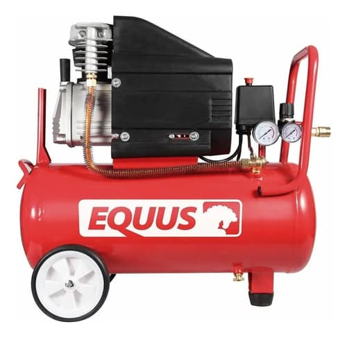 Compresor De Aire Ingco 50 Litros + 15 Mts Manguera + Kit Naranja Claro 220v Monofásica