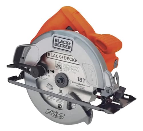 Sierra Circular Eléctrica Black+decker Cs1004 184mm 1400w Naranja 50hz