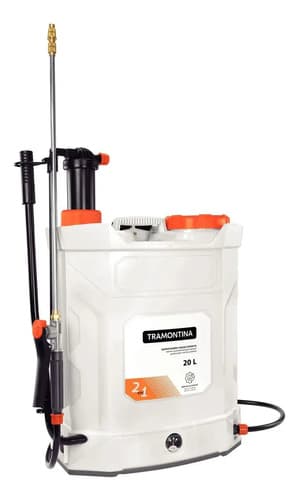 Pulverizador Mochila A Batería Tramontina 20l 78622/206 Blanco