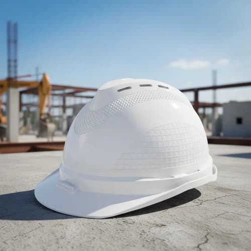 Casco Seguridad Blanco Ingco Hsh802 Blanco