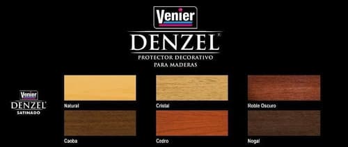 Venier Denzel Protector Para Maderas Satinado X 4 Color Caoba