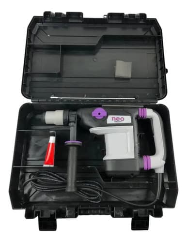 Rotomartillo Industrial 45mm En Valija Neo Next- Rm1245/220k - Gris - 50 Hz/60 Hz