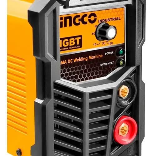 Soldadora Inverter Ingco Industrial Mma 200 Amp Color Naranja