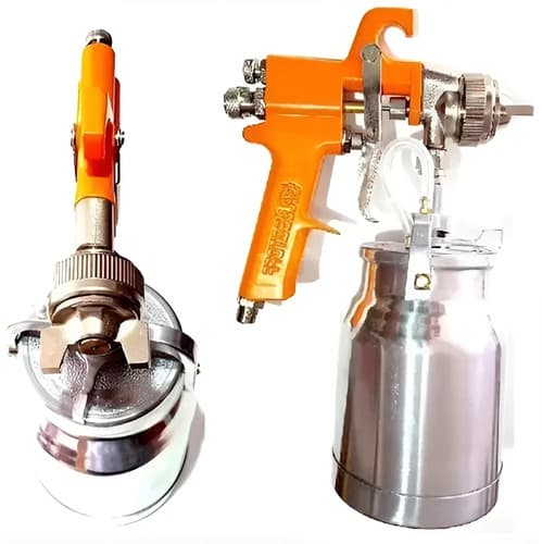 Pistola De Pintar Alta Presion Tacho Metalico 1lt Lusqtoff