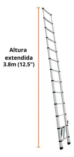 Escalera Telescópica 13 Peldaños Tipo Ii Truper 101904
