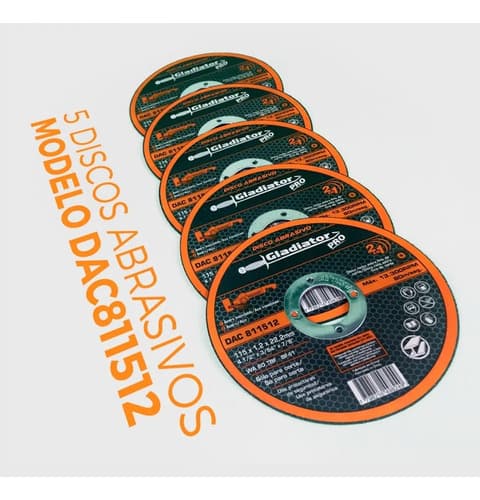 Amoladora Angular Gladiator Pro Aa 415/2 Plus De 50 hz/60 hz Color Gris 700 w 220 v + Accesorios