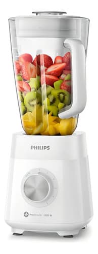 Licuadora Philips Hr2240/00 3 Litros 5 Velocidades Color Blanco