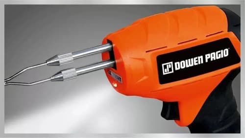 Soldadora Estaño 100w Dowen Pagio En Maletin 1 Año Garantia Naranja