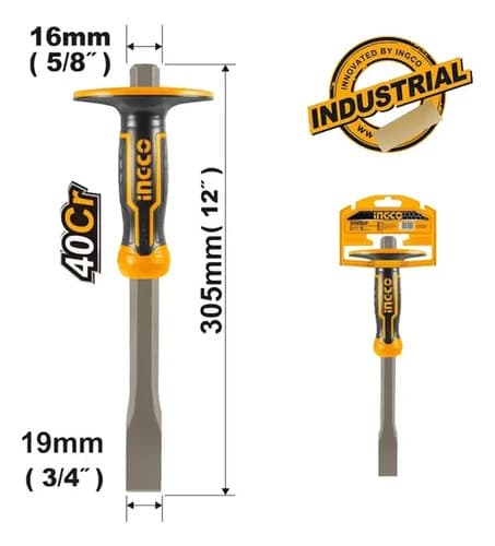 Cincel Sds-plus Ingco Con Mango De Fibra, 19 Mm