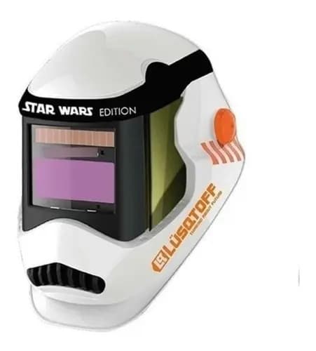 Mascara Fotosensible Lusqtoff St-starwars Edition Blanco/naranja