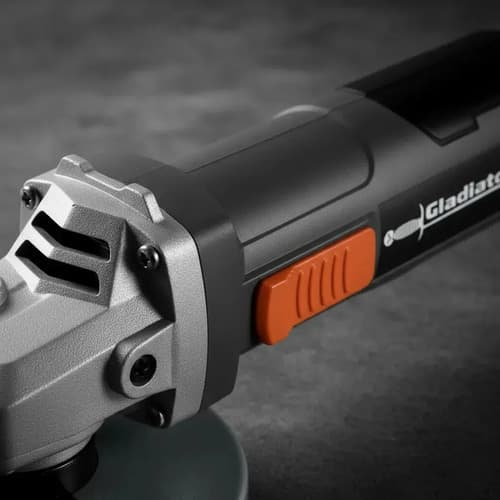 Amoladora Angular Gladiator Pro Aa 615/5 De 50 Hz/60 Hz Color Gris Oscuro 800w Con 1 Llave