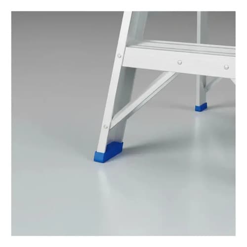 Escalera Aluminio Acceso Tapa Plastica 6 Escalones Wadfow Acero