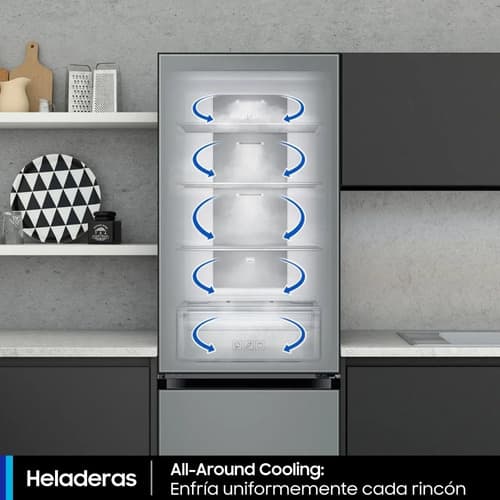 Heladera Samsung Bespoke 328lts Clean White (pn)