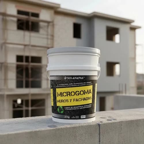 Impermeabilizante Muros Y Fachadas Mate Gris 22 Kg Microgoma