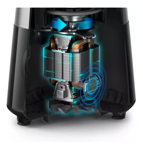 Licuadora Philips Serie 5000 Hr2242/92 3 L Negra Con Jarra De Tritan