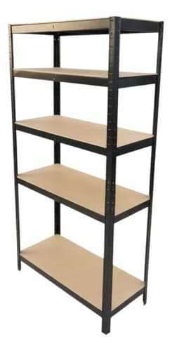 Estantería De 5 Niveles Equus 90 X 40 X 180 Cm Capaci 175 Kg Marrón