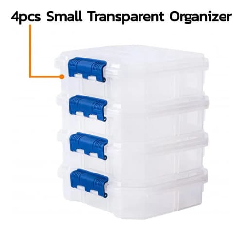Gavetero Organizador Plastico 6 Cajones Cajonera Azul