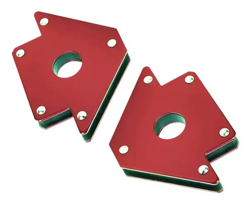 Set De 2 Escuadras Magnéticas Chicago Electric Welding Para Soldadura De 90° Con Soporte De 25 Kg