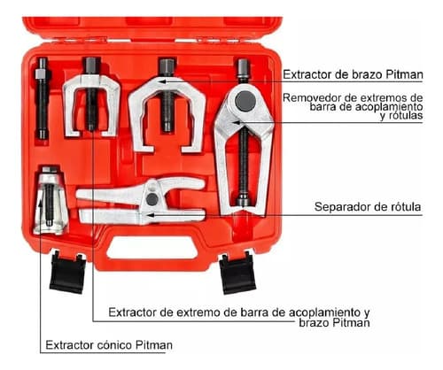 Extractores Rotula Universal Extremo Pitman Sapo | Eurotech