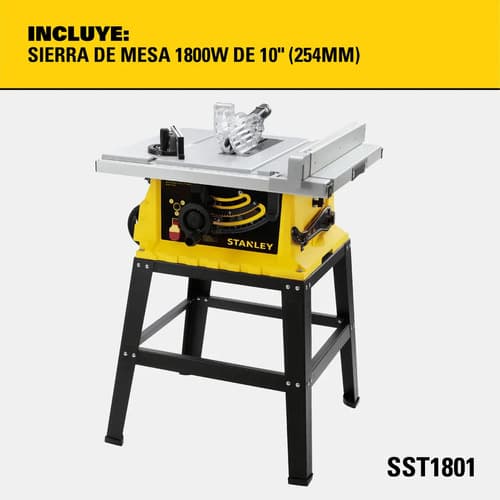 Sierra De Mesa Stanley 1800w Disco 10  Stanley Sst1801