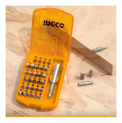 Set De Puntas 29 Pz + Adaptador Para Atornillador Industrial