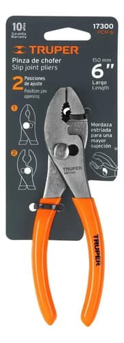 Alicate Tipo Ford Mango Pvc Antideslizante 6'' Truper