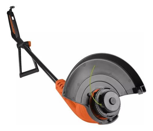 Bordeadora Eléctrica Tramontina 1000w + Escoba Rastrillo Color Naranja