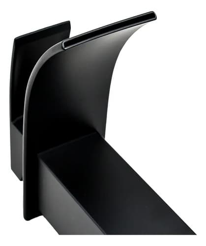 Canilla Negra Alta Para Lavatorio Italomix Lh-3320 Negro Mate