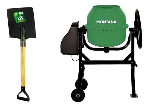 Hormigonera Montana De 180 Litros - 650 Watts