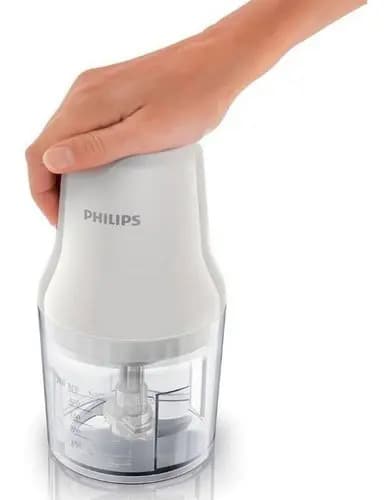 Picadora Philips Daily Collection 450w/ Chopper/ Hr1393 Blanco