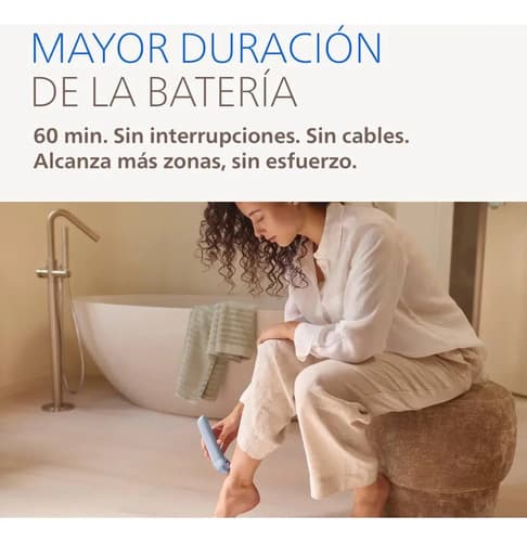 Depiladora Philips Epilator Serie 8000 Bre708/00 Cerámica La Lavanda