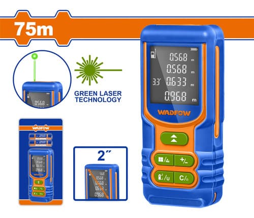 Medidor De Distancia Laser 75m Wadfow Wdl15267