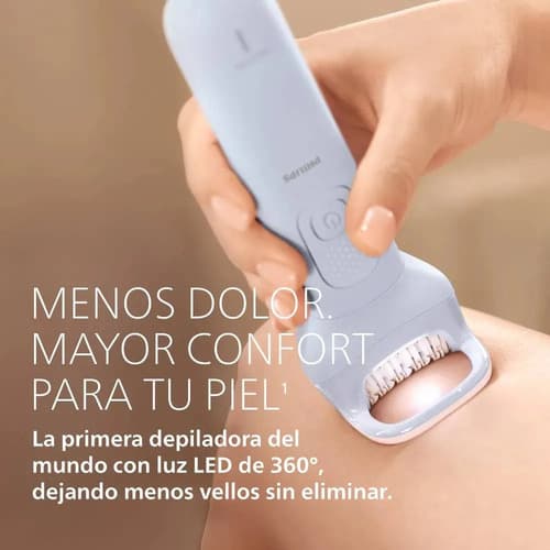 Depiladora Philips Epilator Serie 8000 Bre708/00 Cerámica La Lavanda